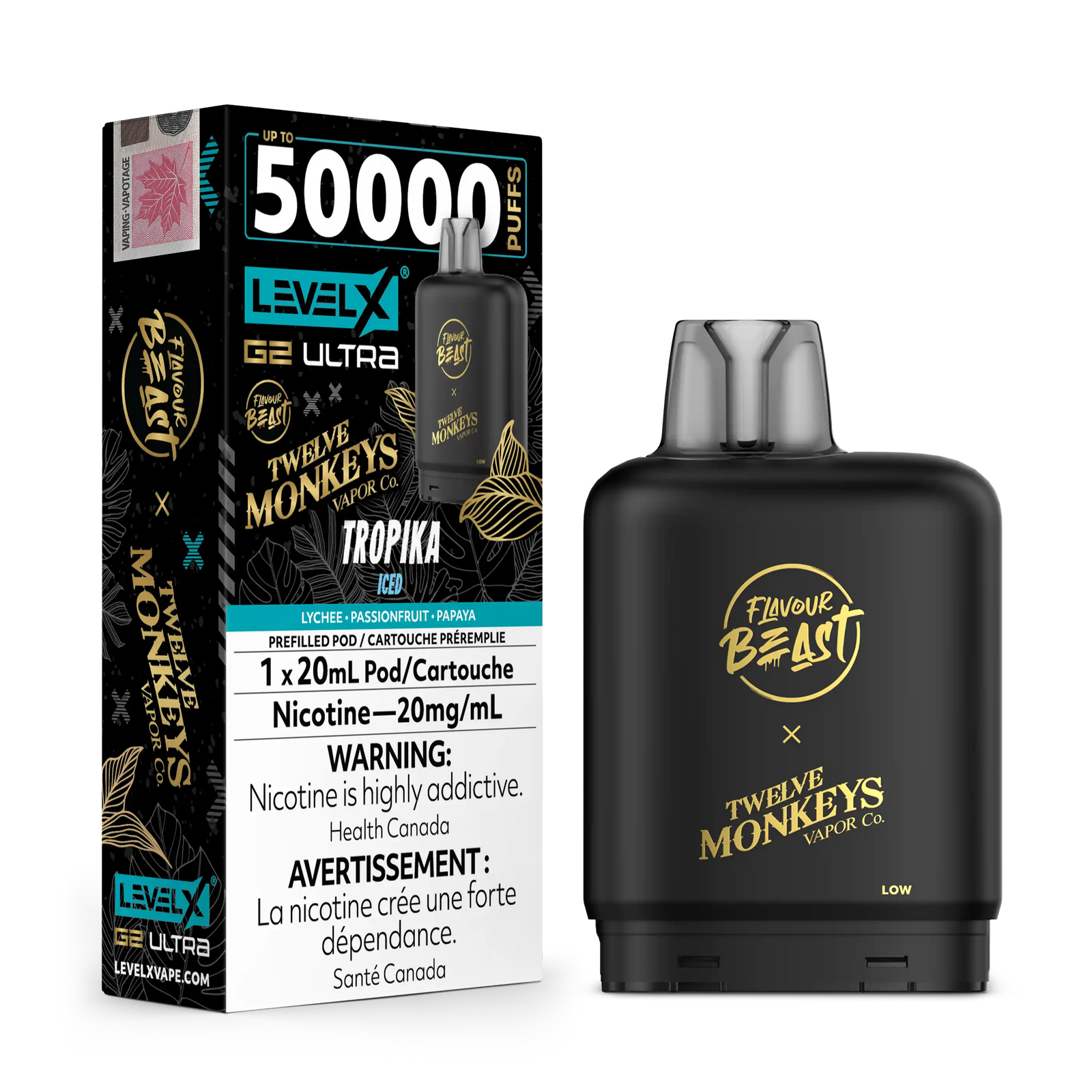 Twelve Monkeys x Level X G2 Ultra 50K - Closed Pod System [FE]