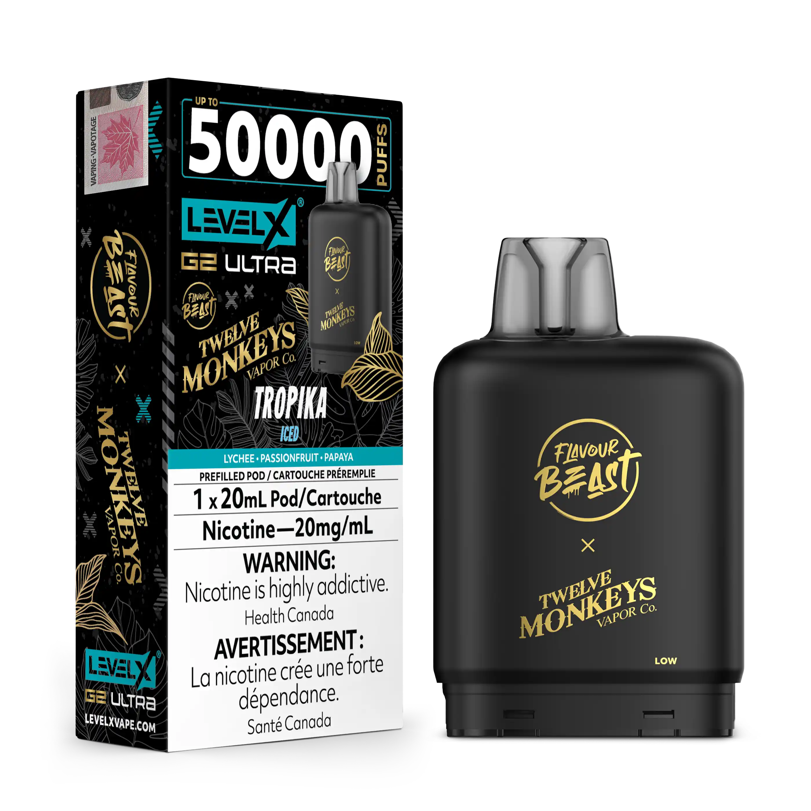 Twelve Monkeys x Level X G2 Ultra 50K - Closed Pod System [FE]