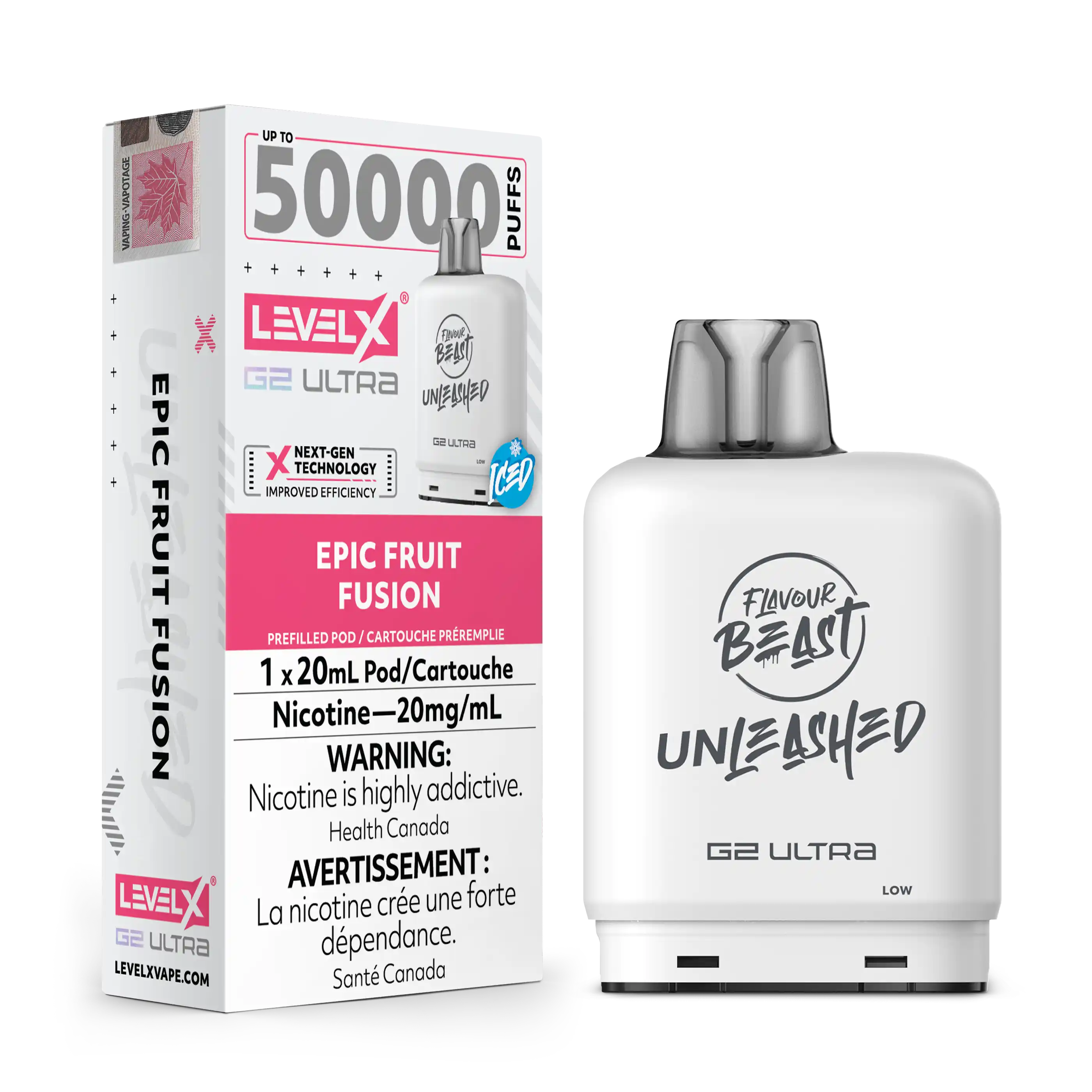 Level X Unleashed G2 Ultra 50K - Closed Pod System [FE]