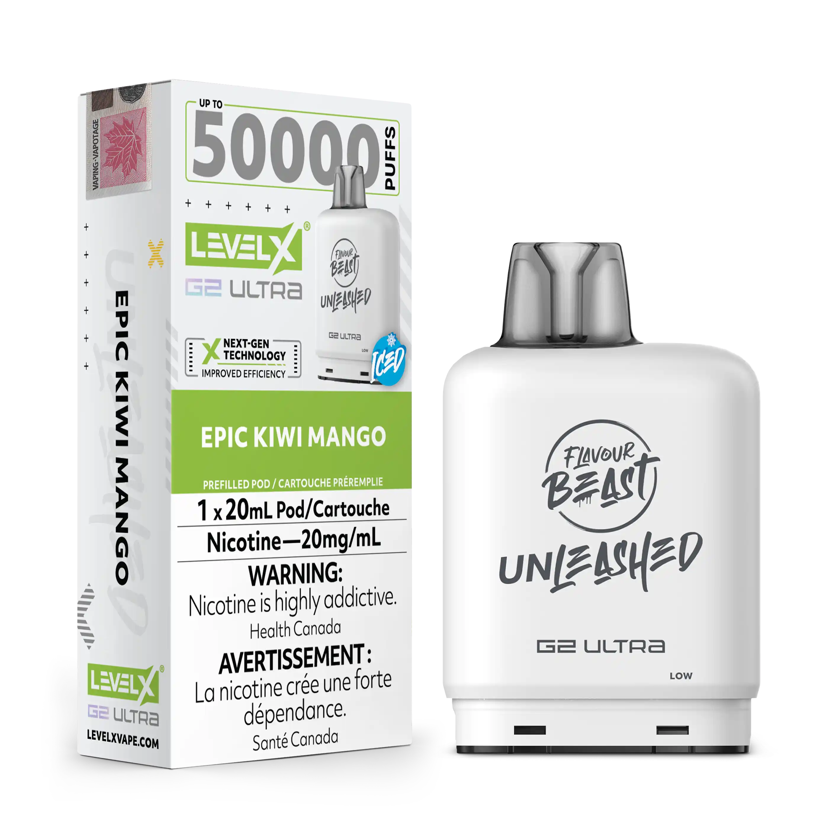 Level X Unleashed G2 Ultra 50K - Closed Pod System [FE]