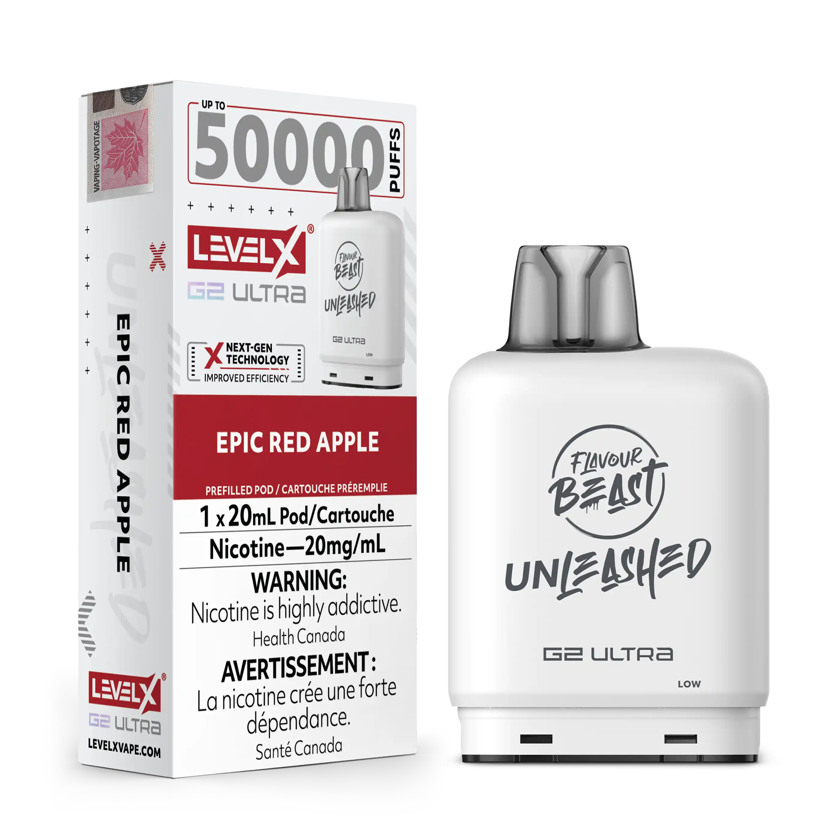 Level X Unleashed G2 Ultra 50K - Closed Pod System [FE]