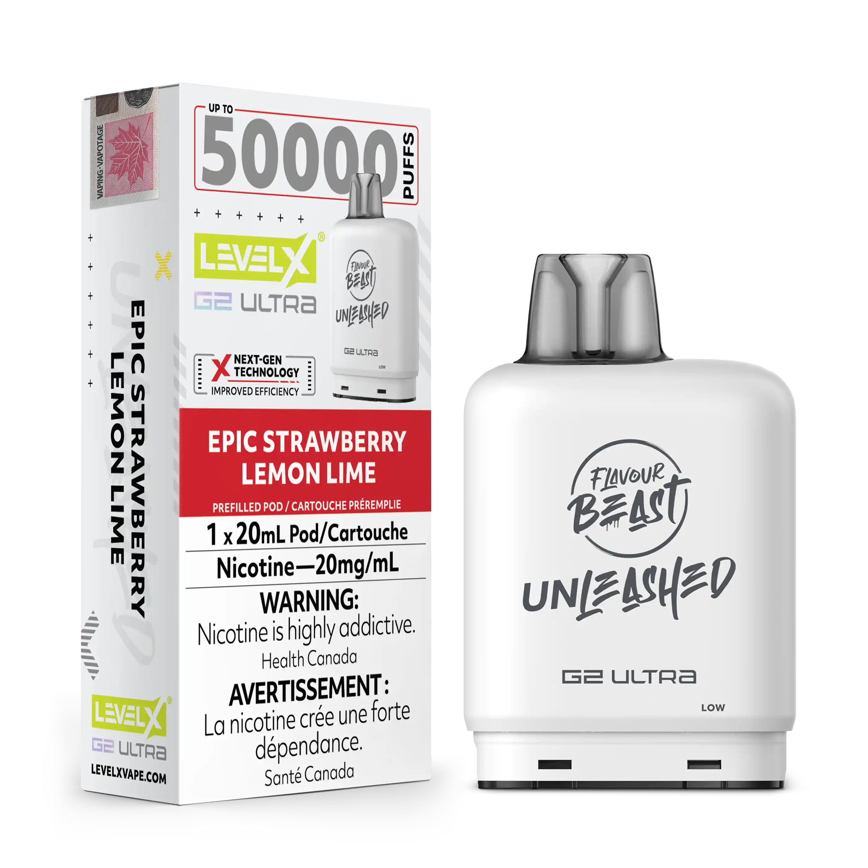 Level X Unleashed G2 Ultra 50K - Closed Pod System [FE]