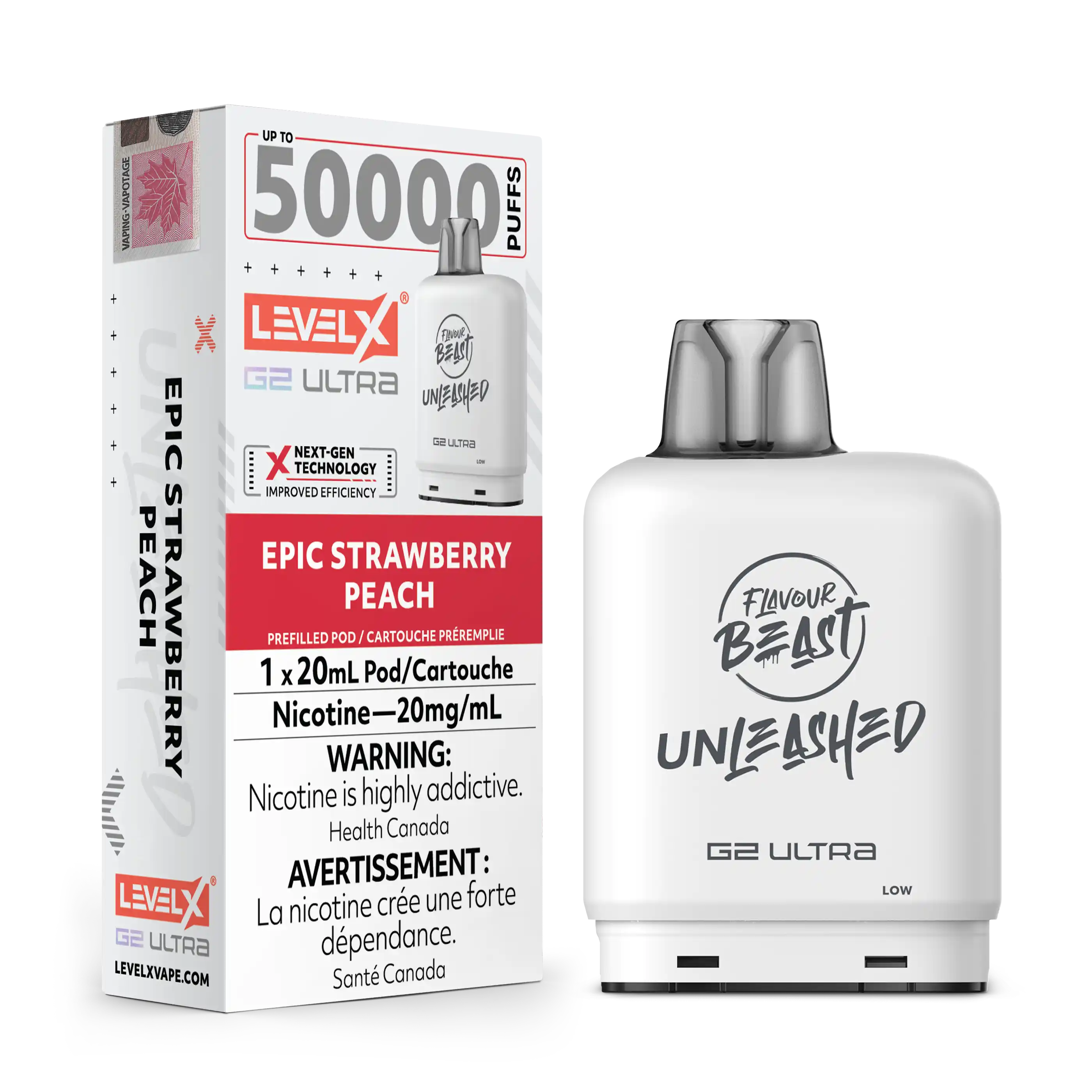Level X Unleashed G2 Ultra 50K - Closed Pod System [FE]