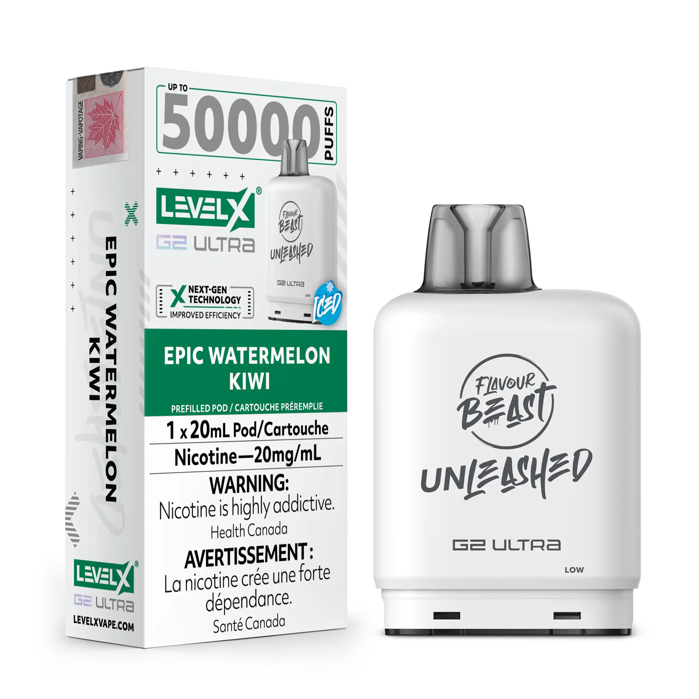 Level X Unleashed G2 Ultra 50K - Closed Pod System [FE]
