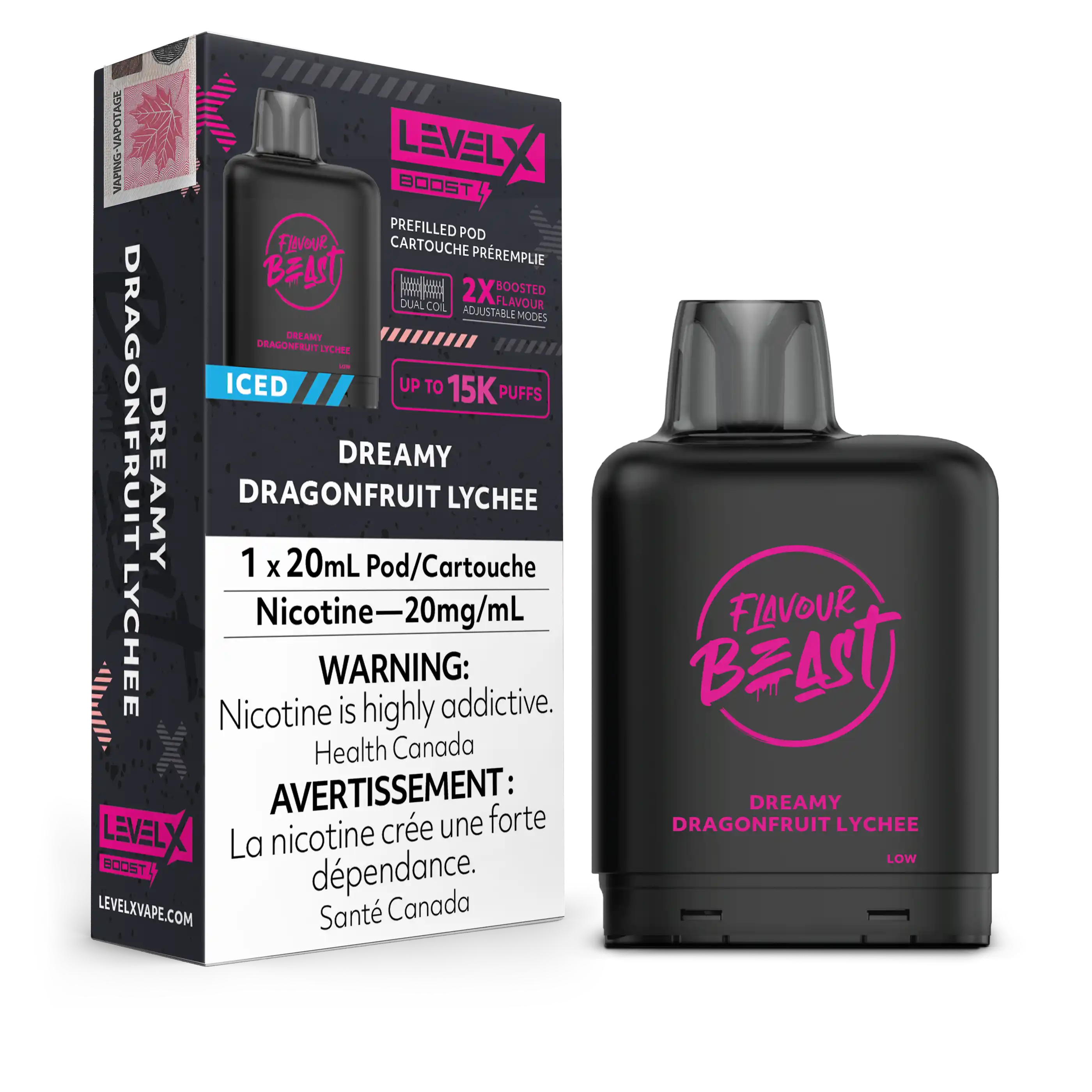 Level X Flavour Beast Boost 25K - Closed Pod System [ON]