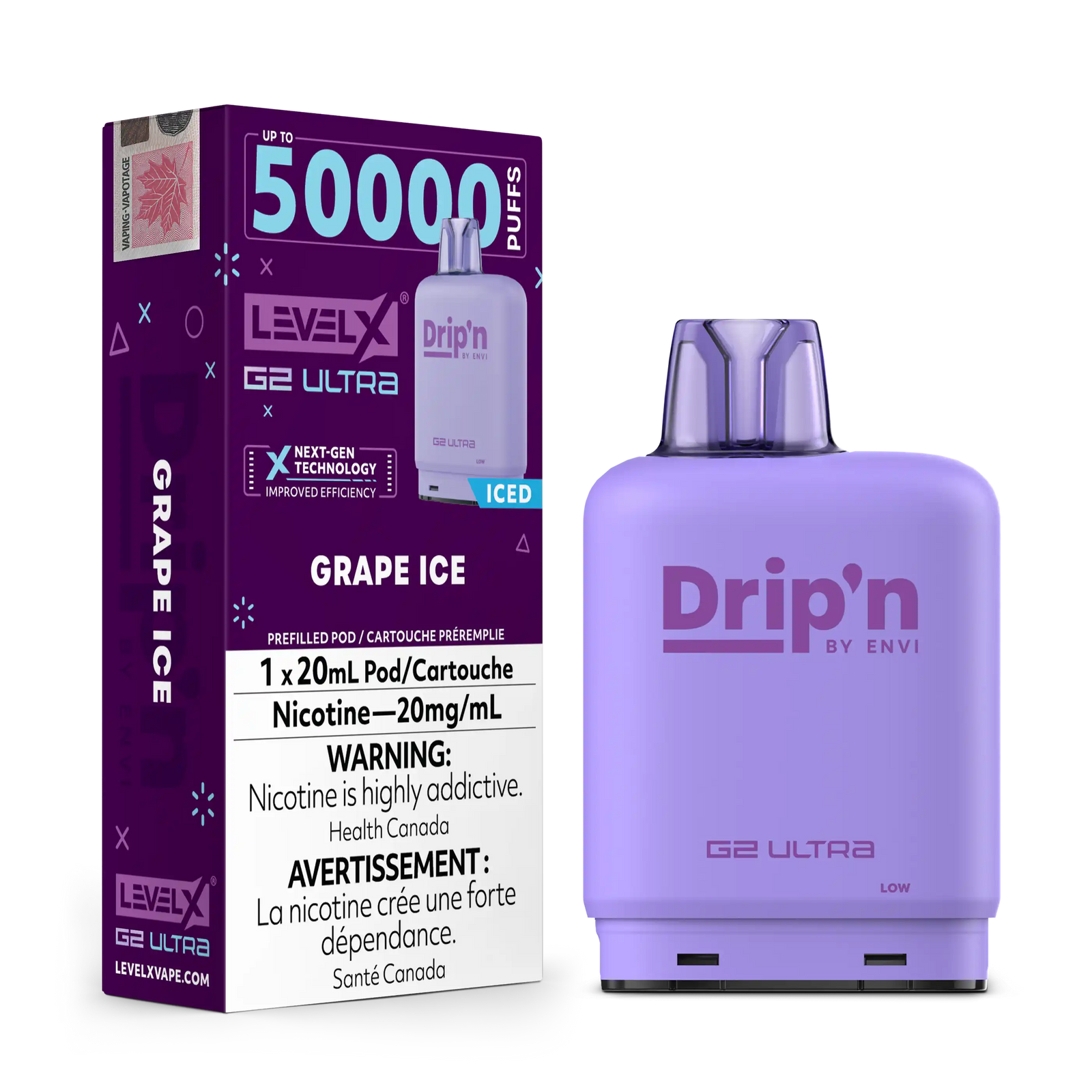 Level X Drip'n G2 Ultra 50K - Closed Pod System [FE]