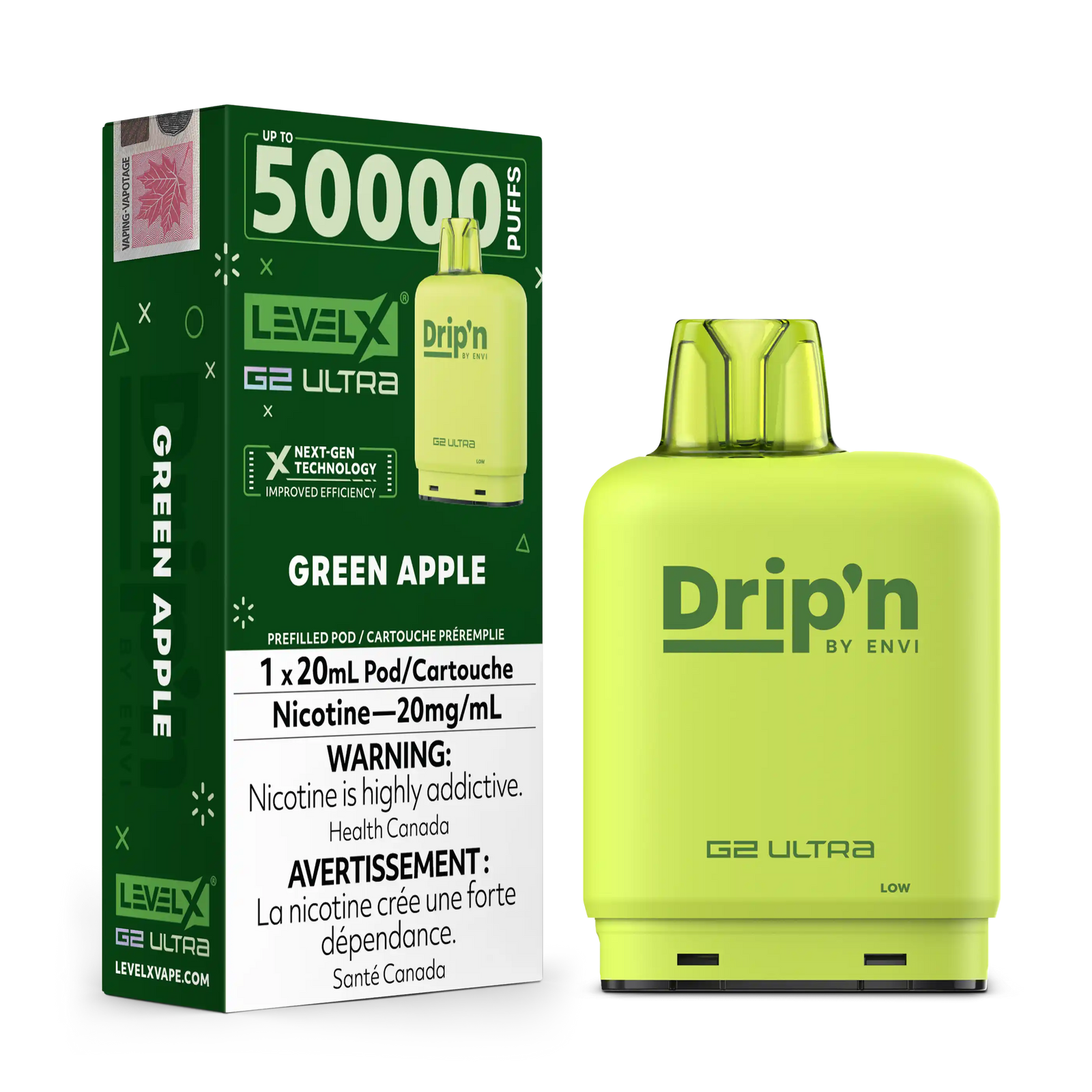 Level X Drip'n G2 Ultra 50K - Closed Pod System [ON]