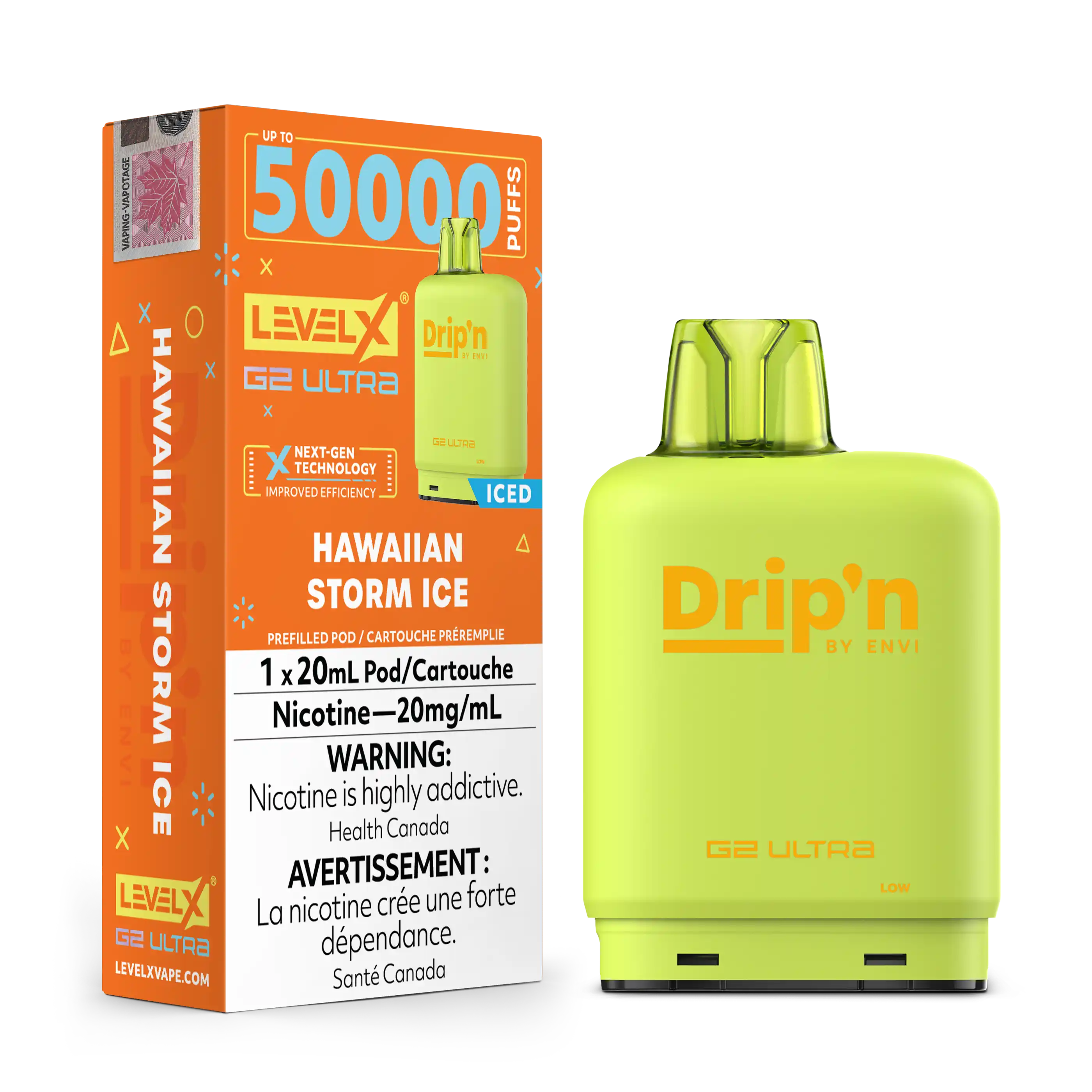 Level X Drip'n G2 Ultra 50K - Closed Pod System [FE]
