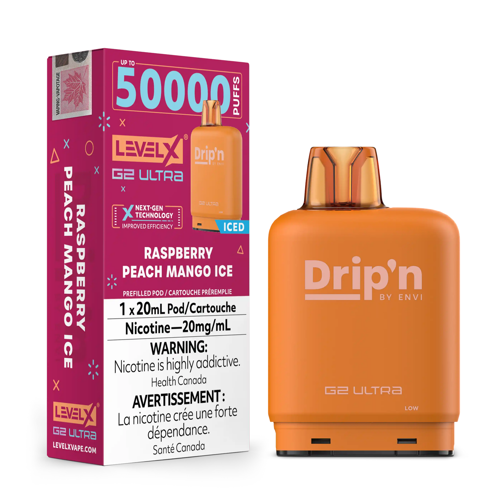 Level X Drip'n G2 Ultra 50K - Closed Pod System [FE]