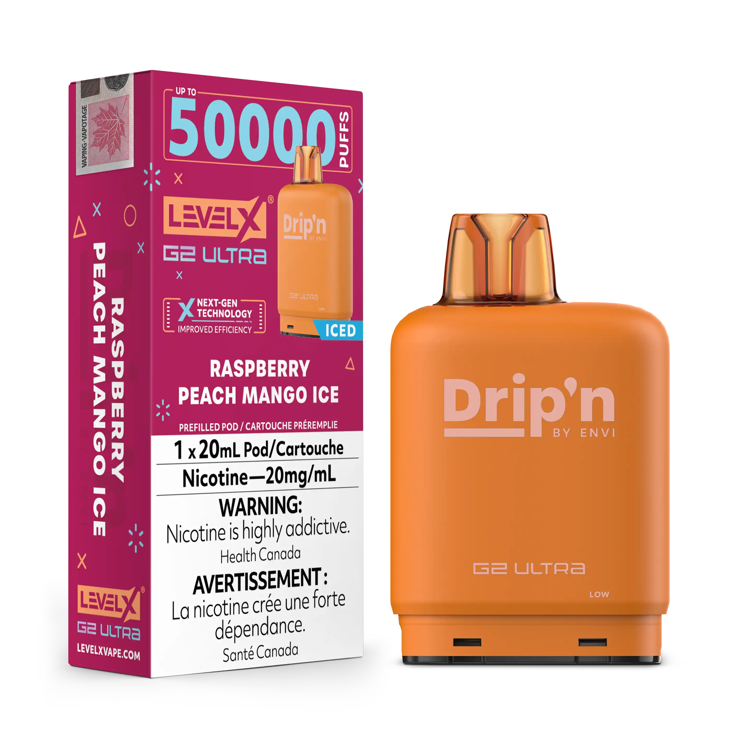 Level X Drip'n G2 Ultra 50K - Closed Pod System [FE]