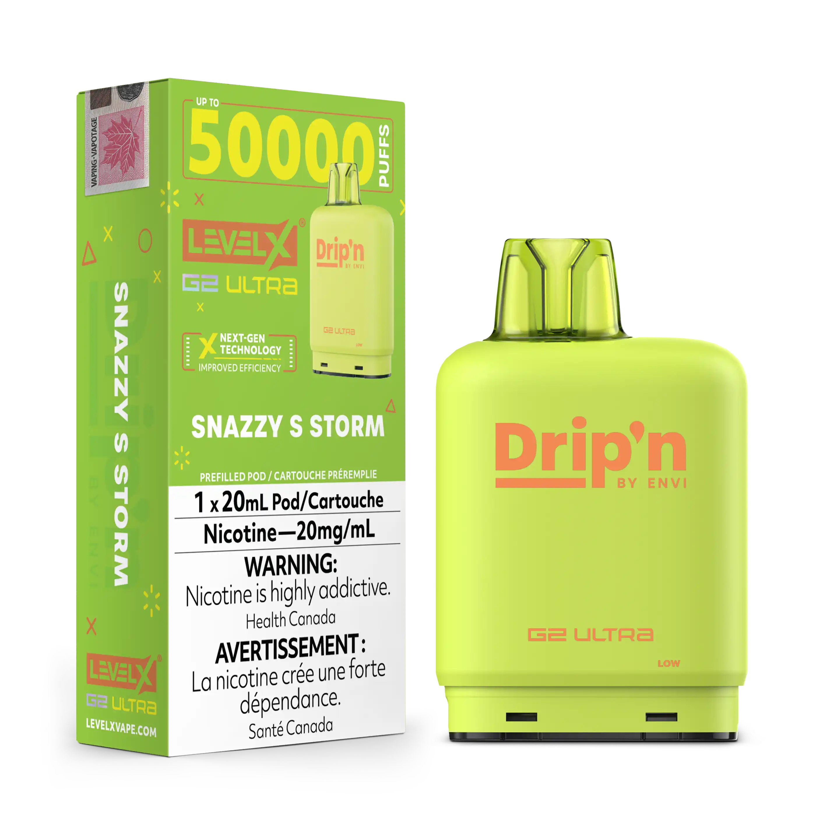 Level X Drip'n G2 Ultra 50K - Closed Pod System [FE]
