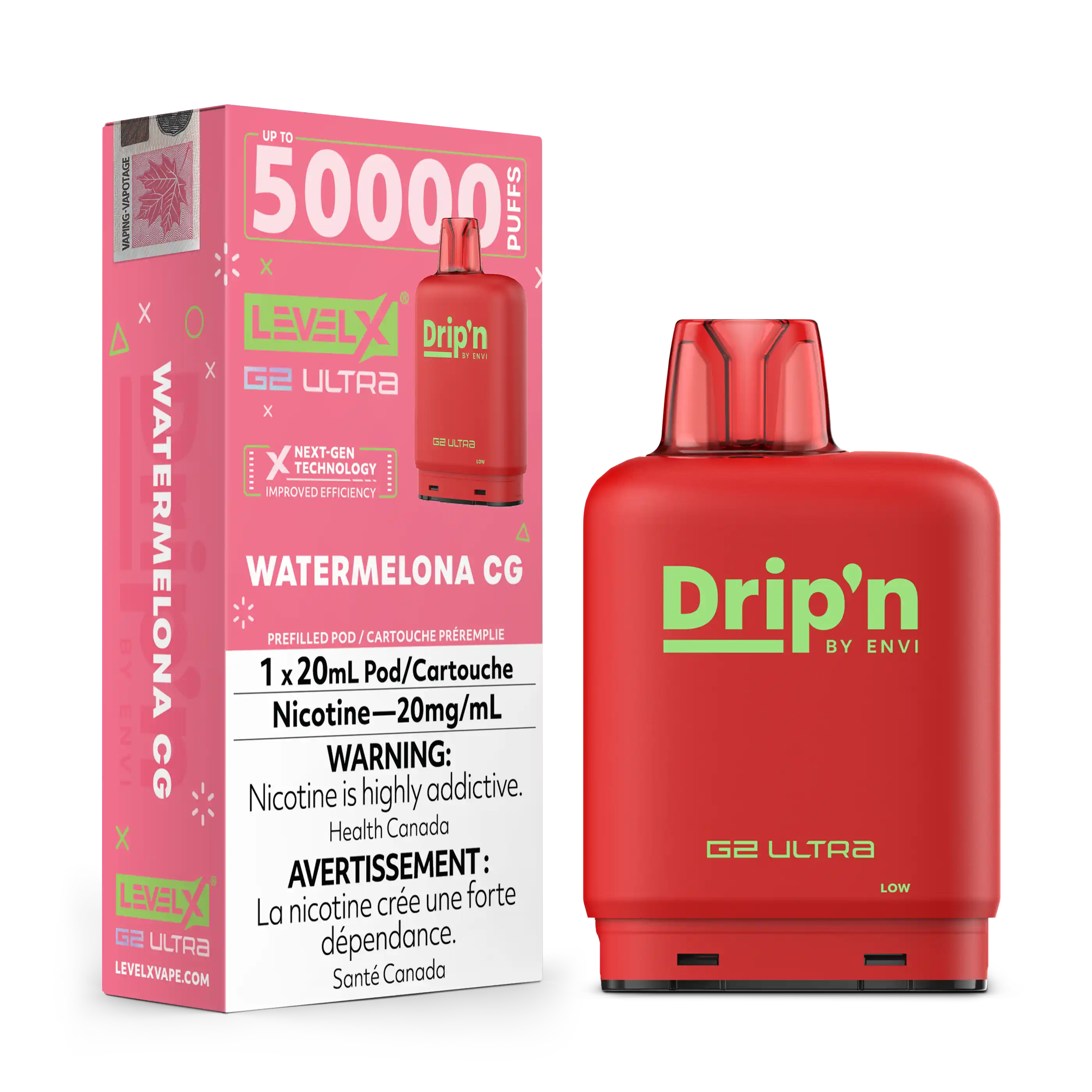 Level X Drip'n G2 Ultra 50K - Closed Pod System [FE]