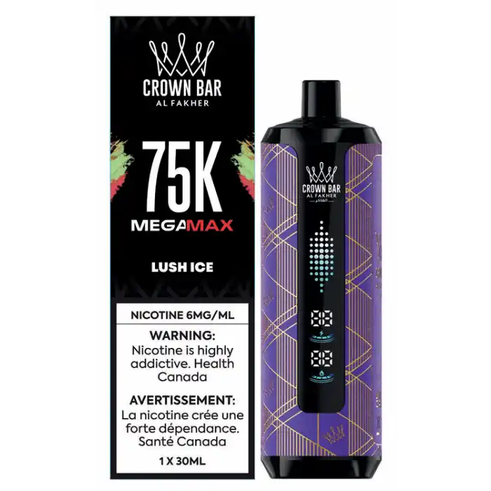 Al Fakher Crown Bar 75K - Disposable Shisha Style Vape [ON]