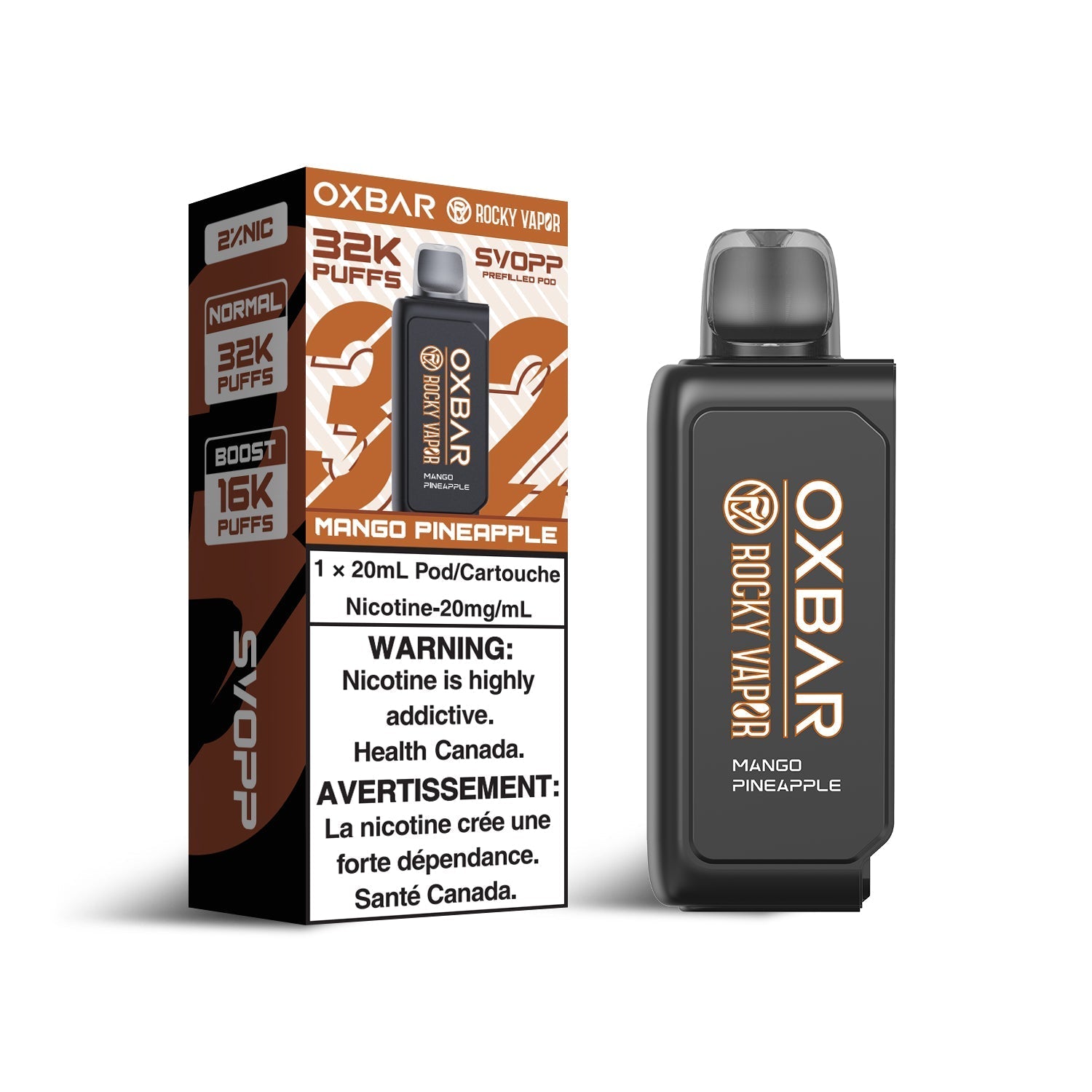 Oxbar SVOPP 60K - Closed Pod System Pods [ON]