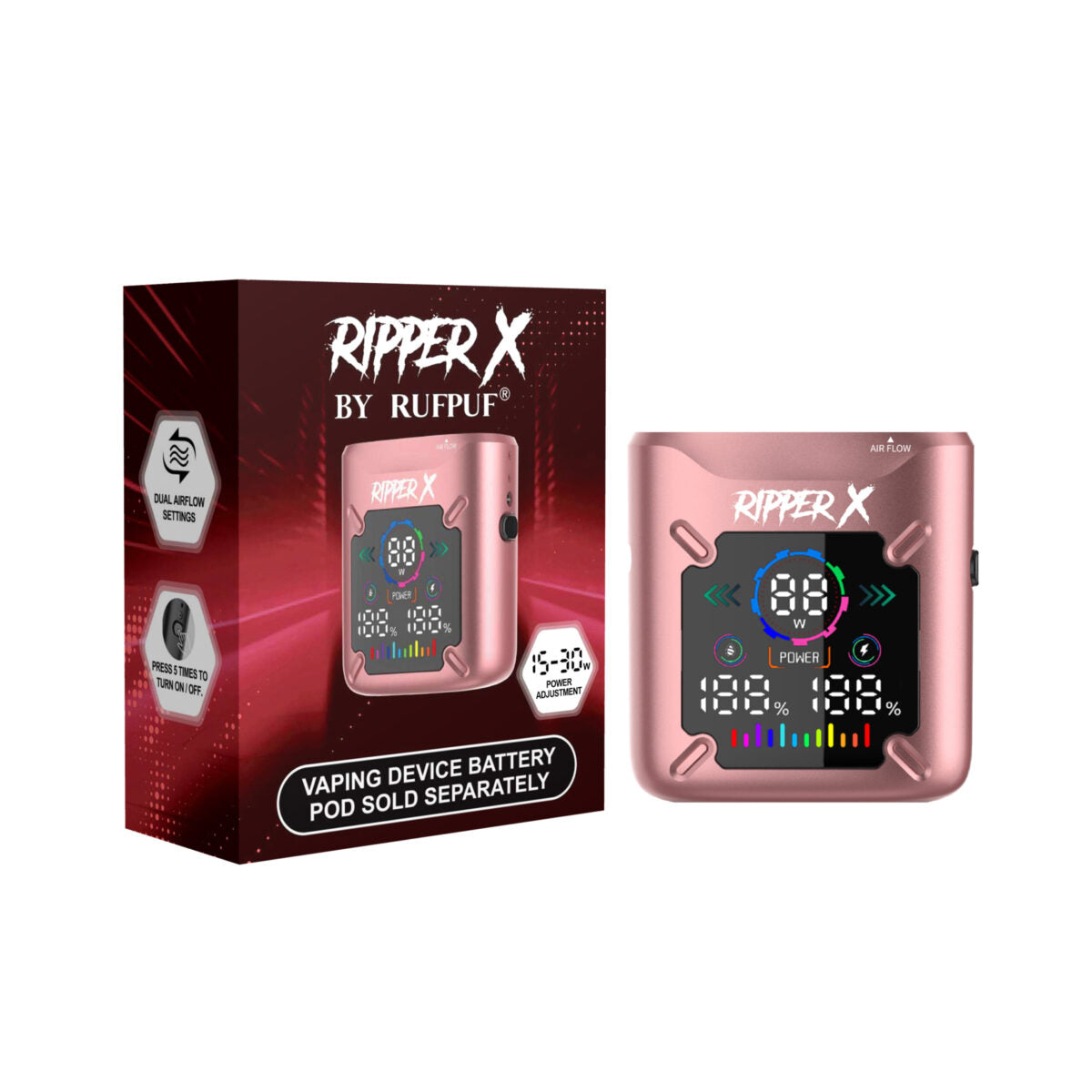 Ripper X Ultra - Open Pod System Battery 1000mAh