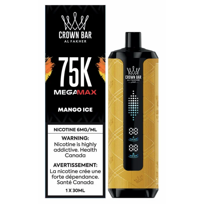 Al Fakher Crown Bar 75K - Disposable Shisha Style Vape [ON]