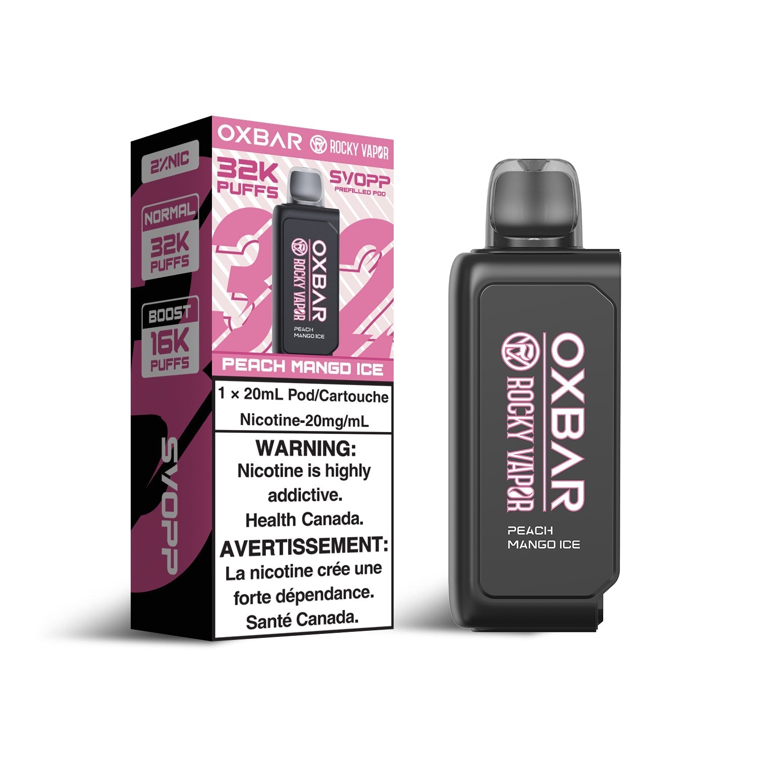 Oxbar SVOPP 60K - Closed Pod System Pods [ON]