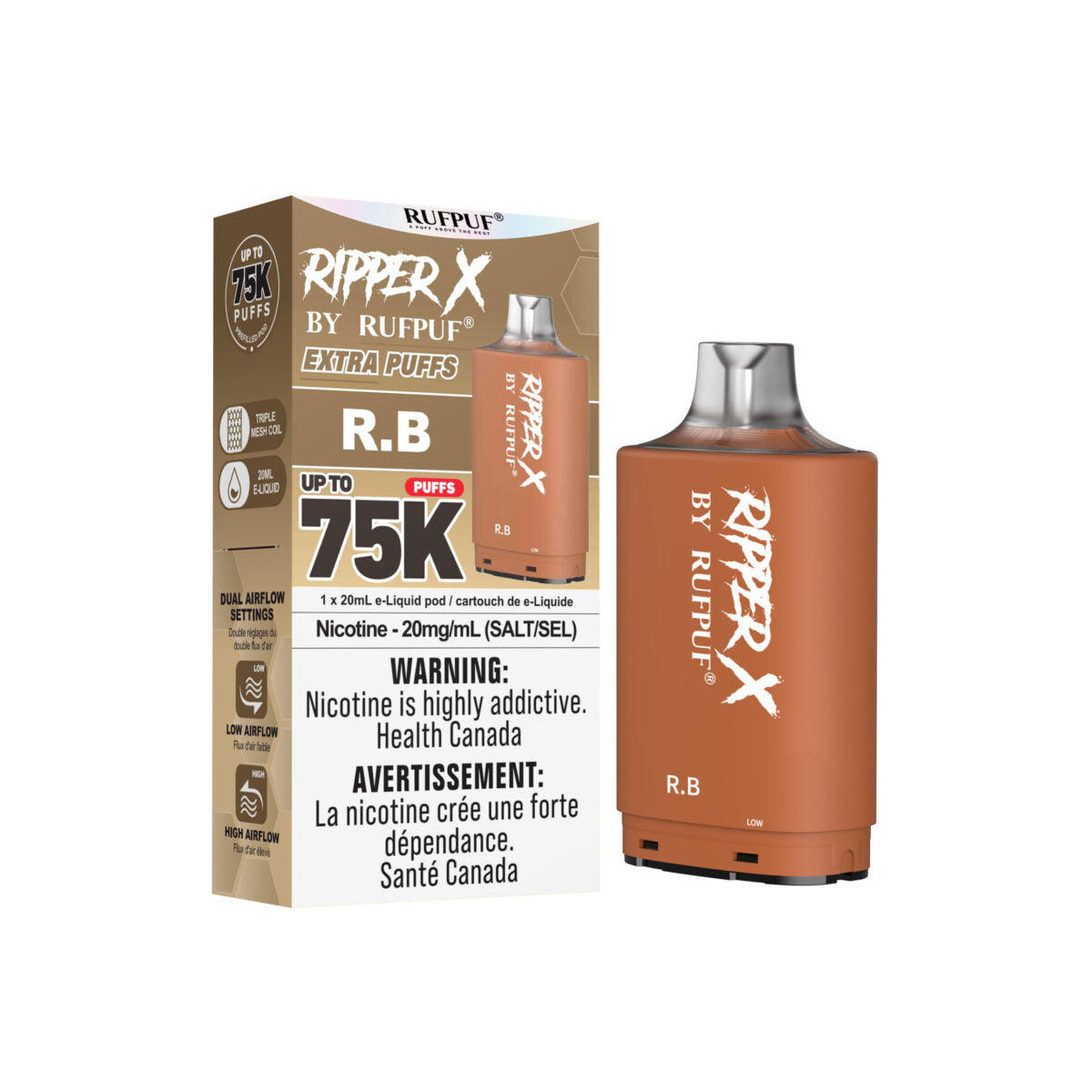 Ripper X 75K - Closed Pod System [ON]