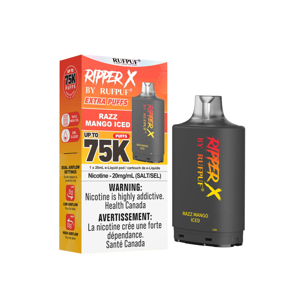 Ripper X 75K - Closed Pod System [ON]