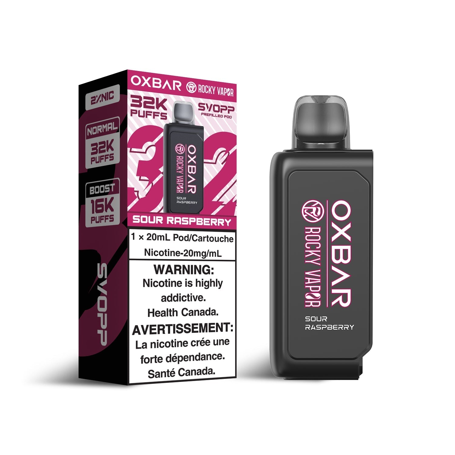 Oxbar SVOPP 60K - Closed Pod System Pods [ON]