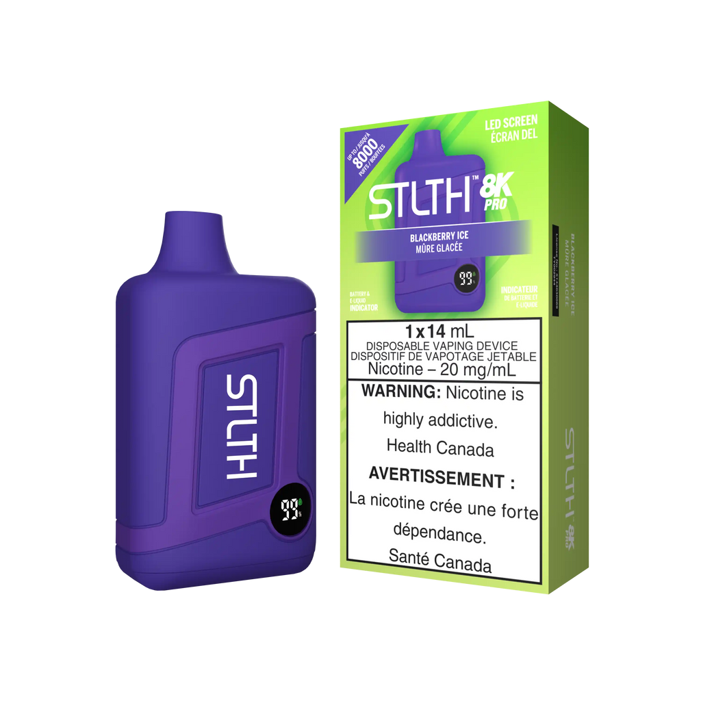 Stlth 8K Pro - Disposable — product photo — Federal excise stamp