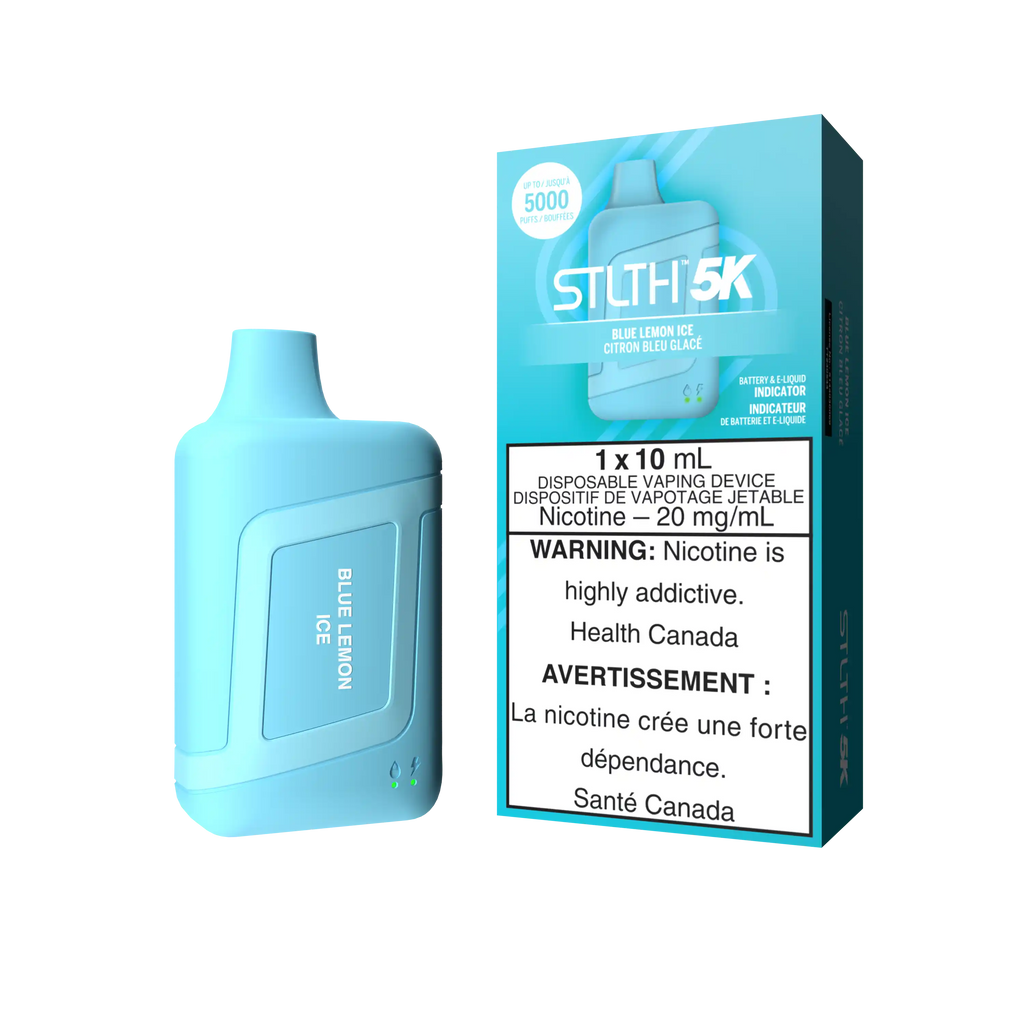 Stlth 5K - Disposable Blue Lemon Ice — Federal excise stamp