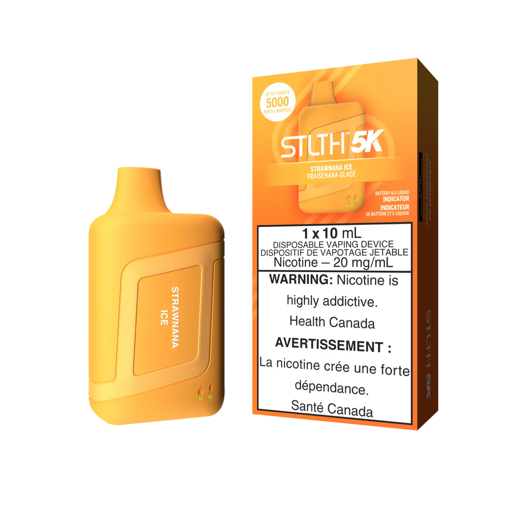 Stlth 5K - Disposable Strawnana Ice — Federal excise stamp