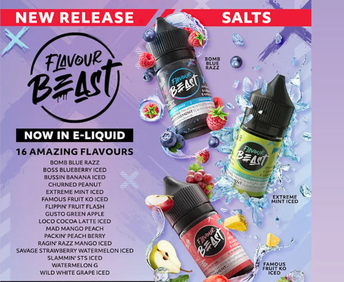 Flavour Beast Salt Nic 30mL - E-Liquid [ON]