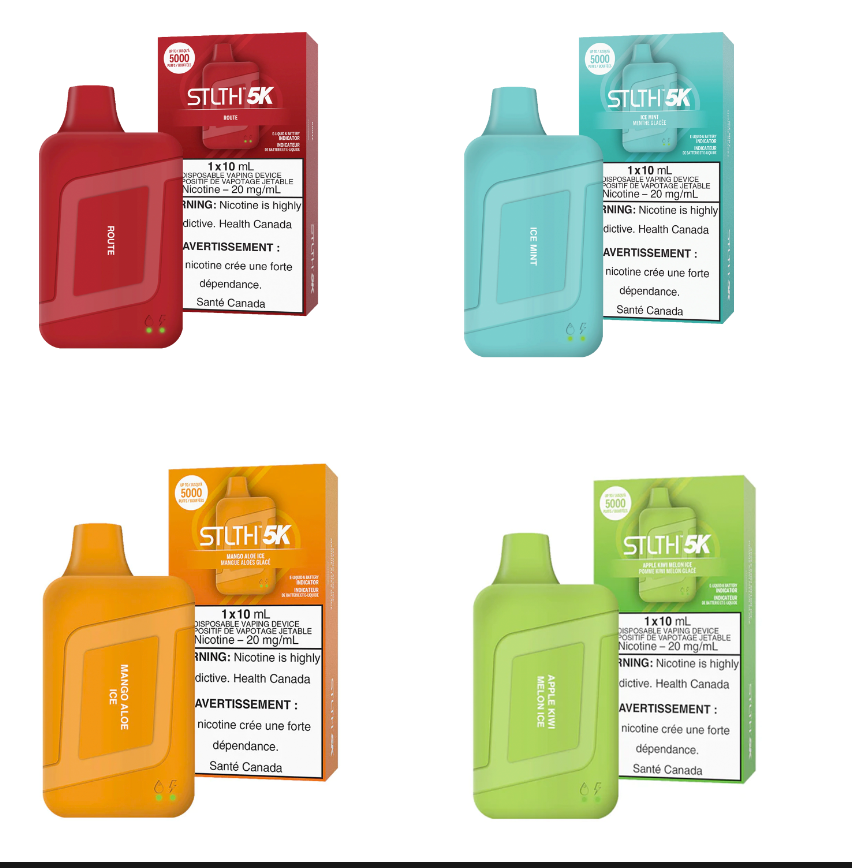 Stlth 5K Disposable Vape | 5,000 Puffs | Ontario & Federal Canada Royale Vape & Bar Stlth 5K Disposable Vape | 5,000 Puffs | Ontario & Federal Canada Royale Vape & Bar