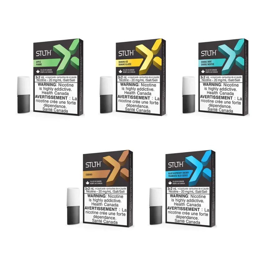 Stlth X - Closed Pod System Pods - Lime Mint