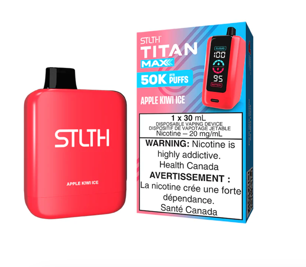 Stlth Titan Max 50K - Disposable - Apple Kiwi Ice
