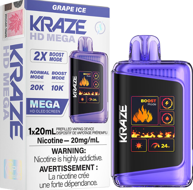 Kraze HD Mega 20K - Disposable