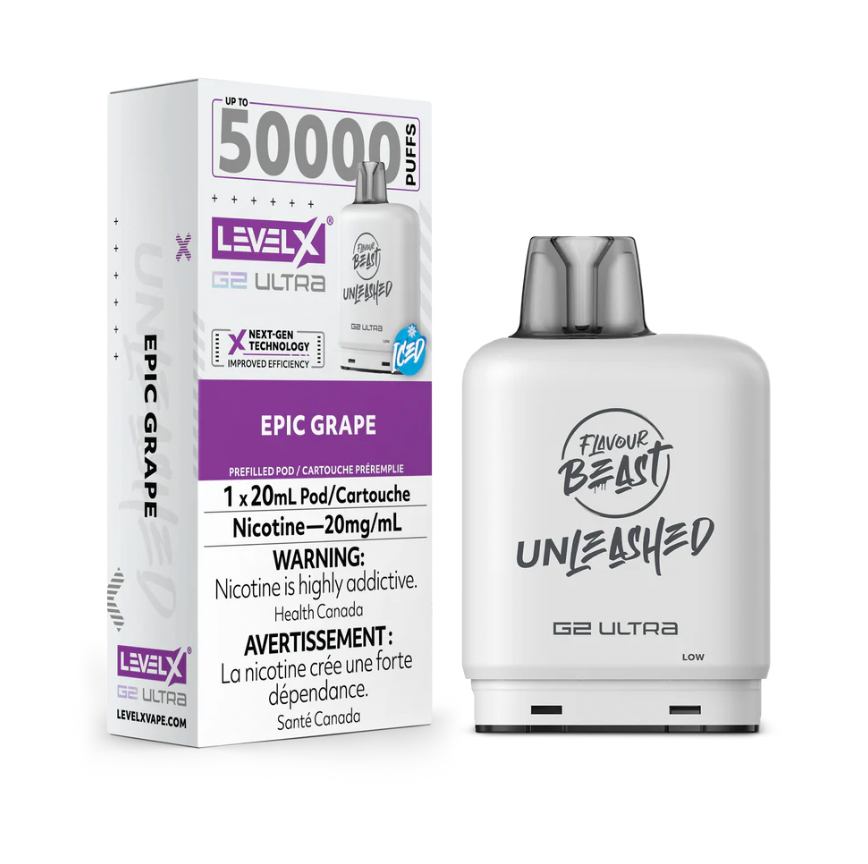 Level X Unleashed G2 Ultra 50K - Closed Pod System [ON]