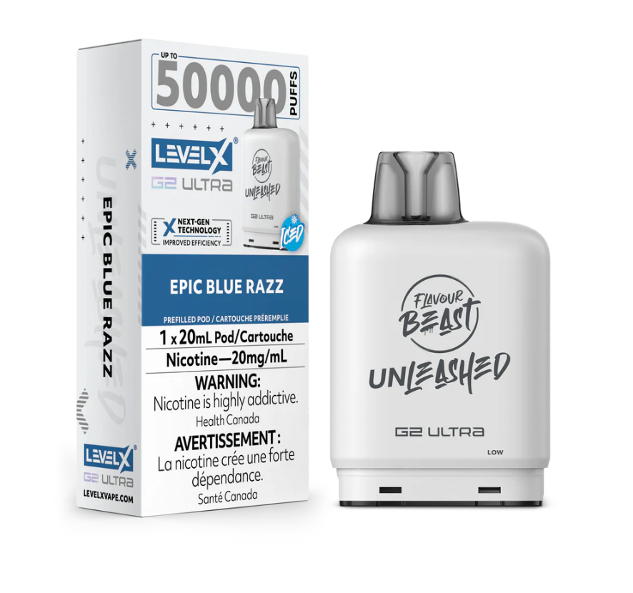 Level X Unleashed G2 Ultra 50K - Closed Pod System [ON]