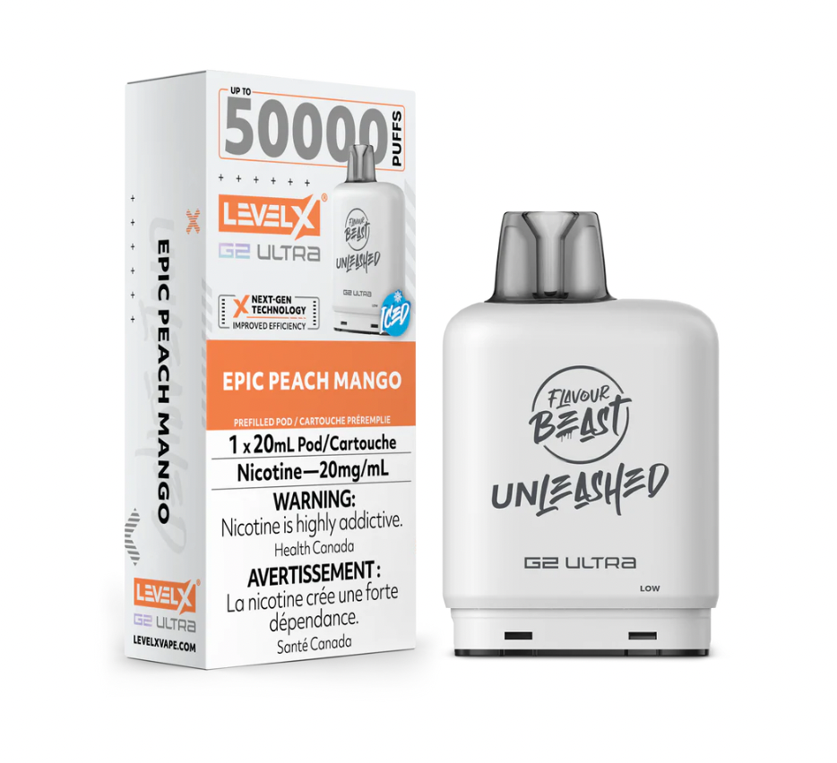 Level X Unleashed G2 Ultra 50K - Closed Pod System [ON]