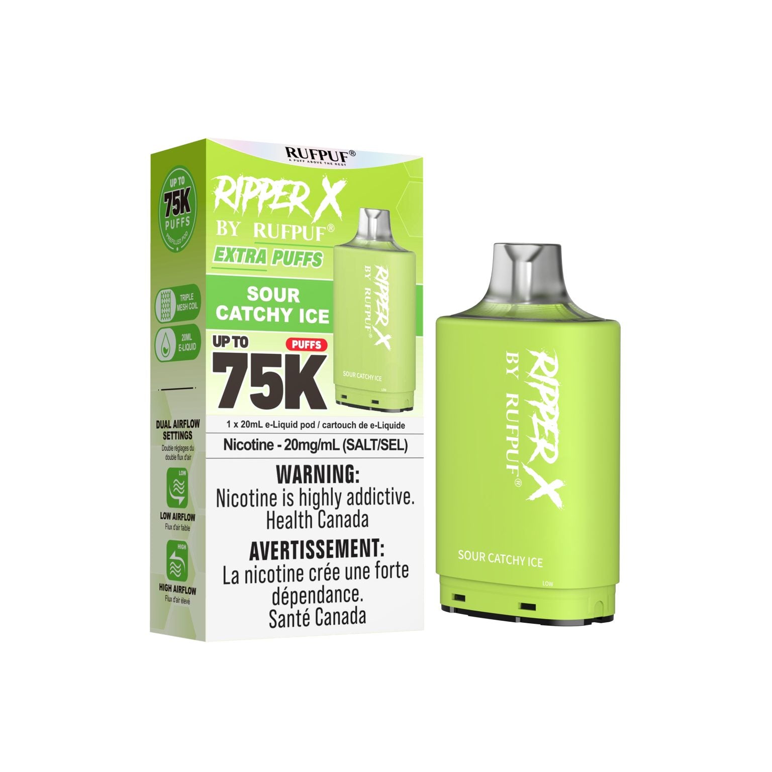 Ripper X 75K - Closed Pod System [ON]