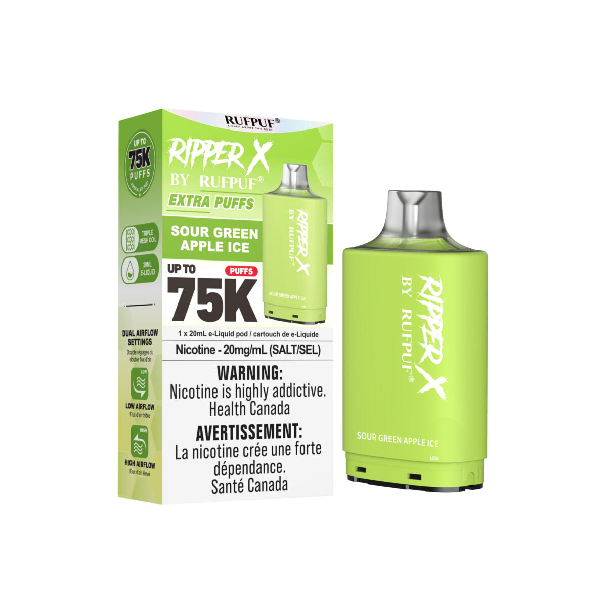 Ripper X 75K - Closed Pod System [ON]