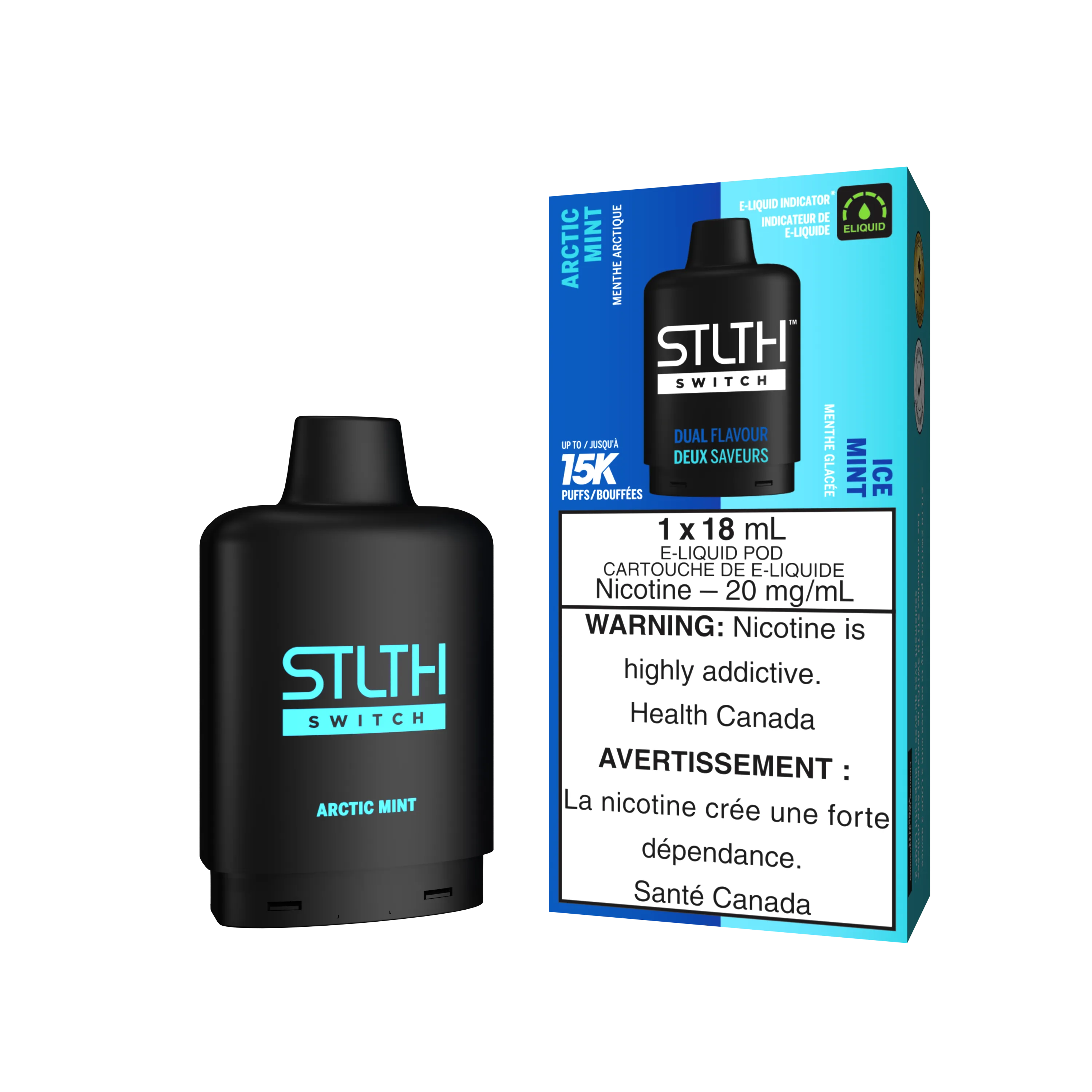 Stlth Switch - Closed Pod System Pods [ON]
