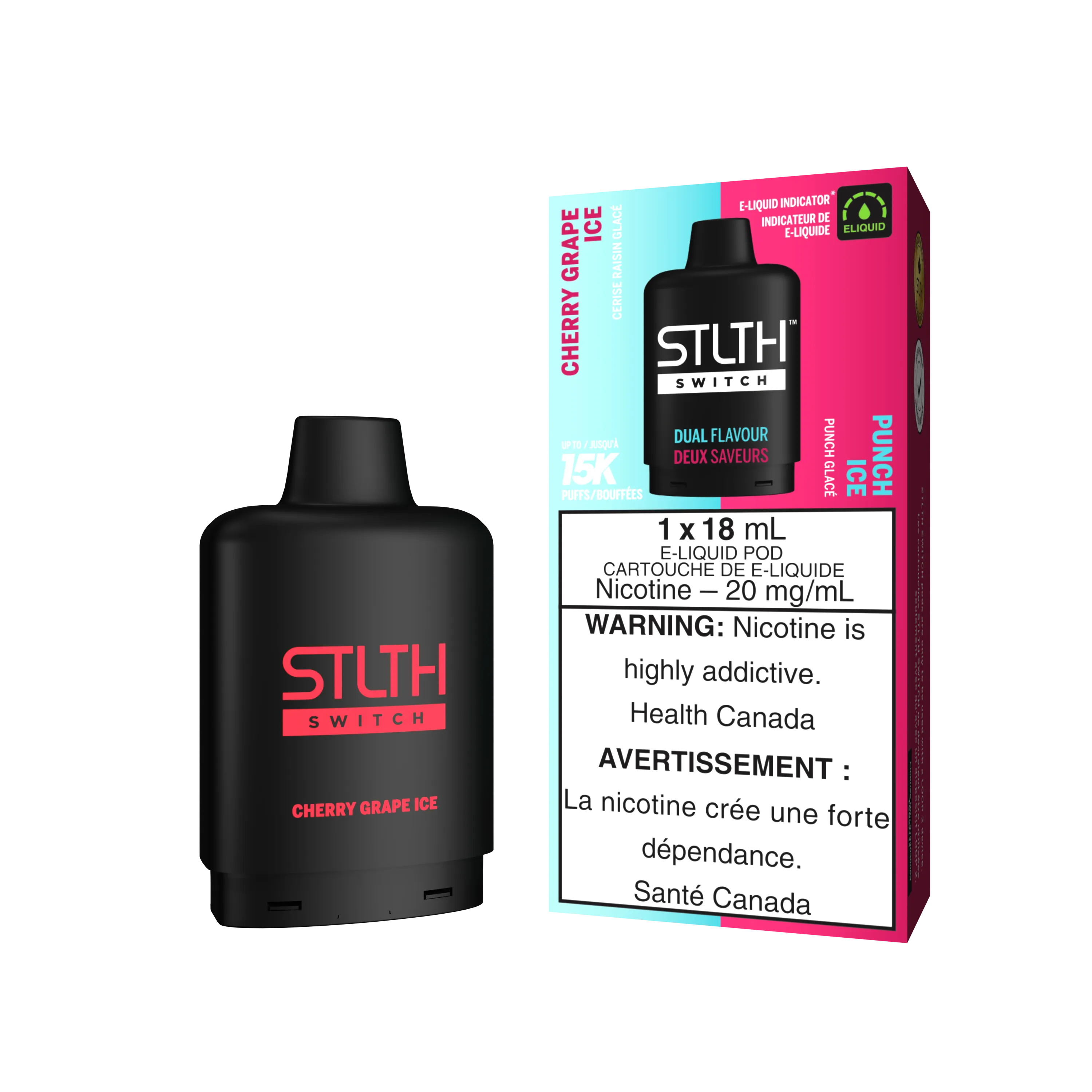 Stlth Switch - Closed Pod System Pods [ON]