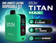 Stlth Titan Max 50K - Disposable - Apple Kiwi Ice