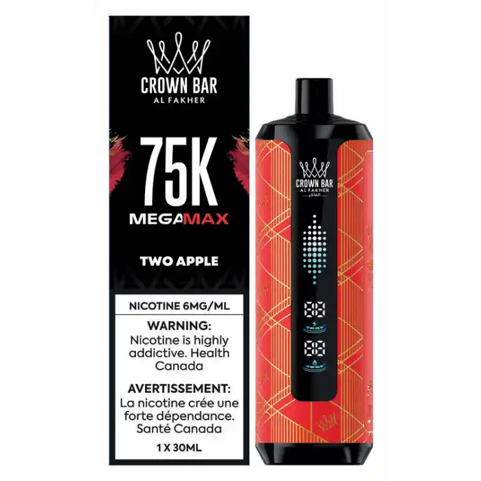 Al Fakher Crown Bar 75K - Disposable Shisha Style Vape [ON]