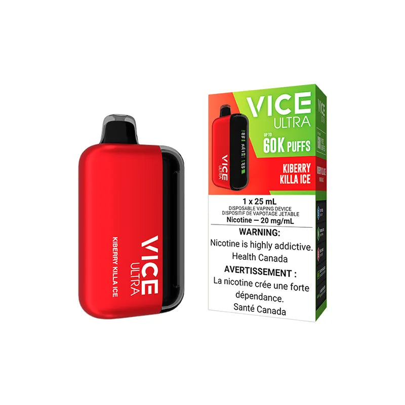 Vice Ultra 60K - Disposable Kiberry Killa ice — Ontario excise stamp