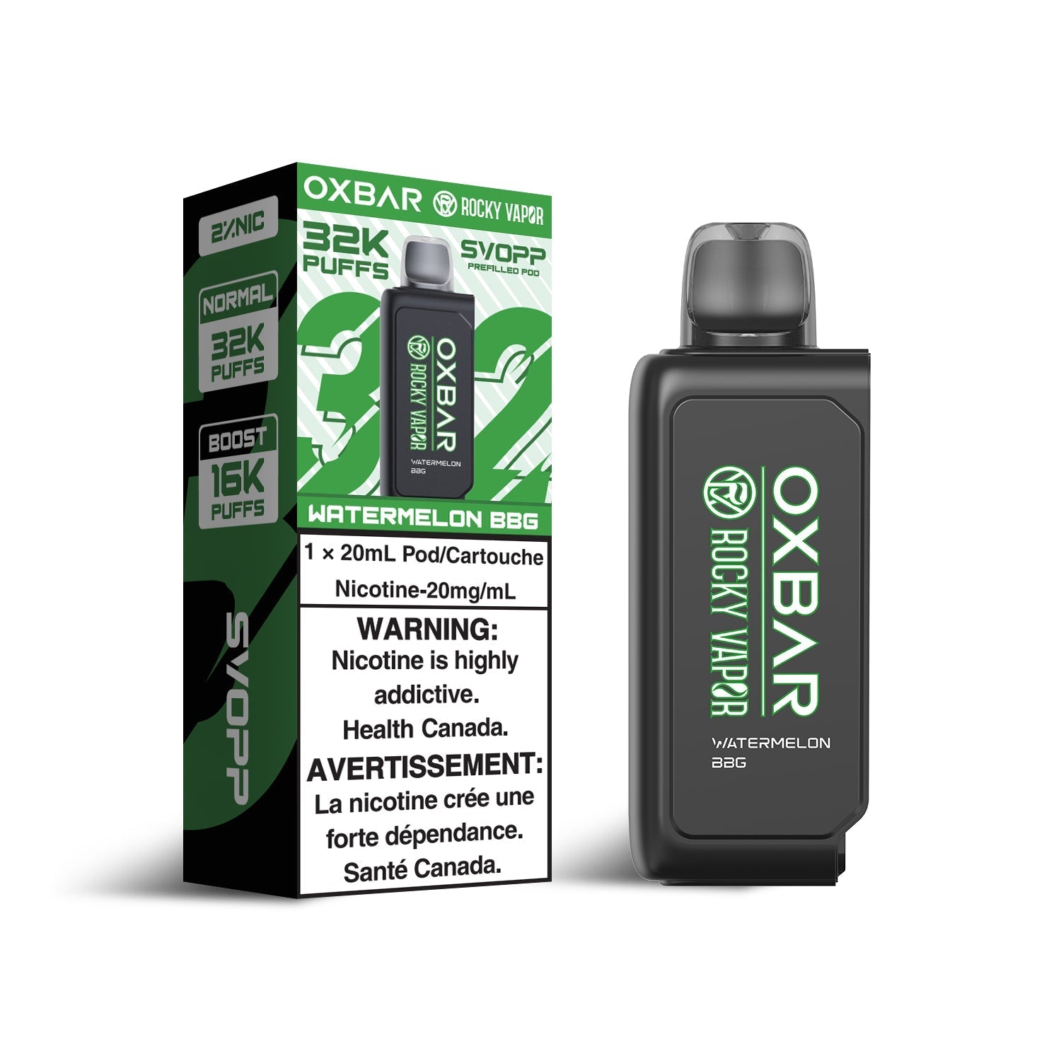 Oxbar SVOPP 60K - Closed Pod System Pods [ON]