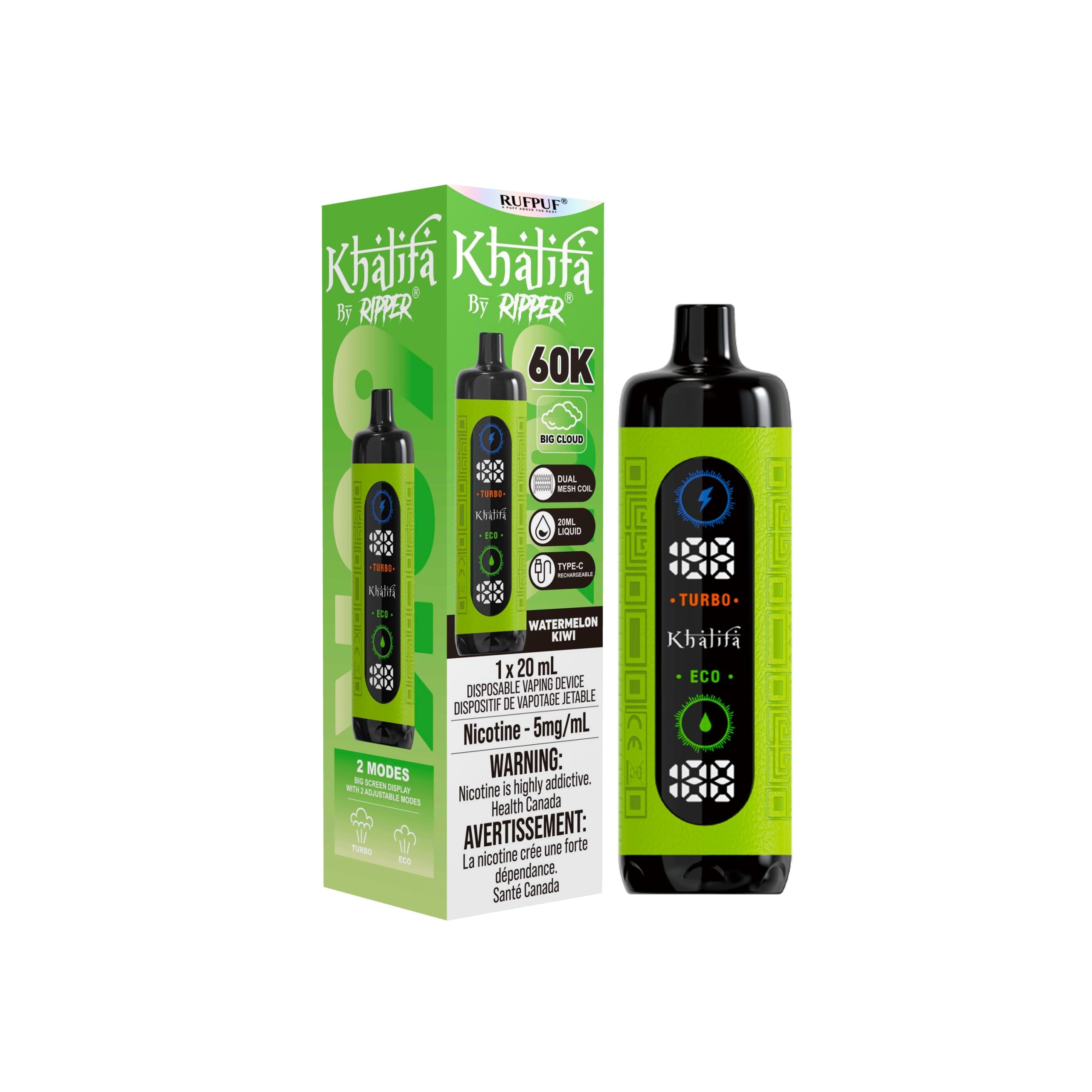 Khalifa Bar by Ripper 60K - Disposable Shisha Style Vape
