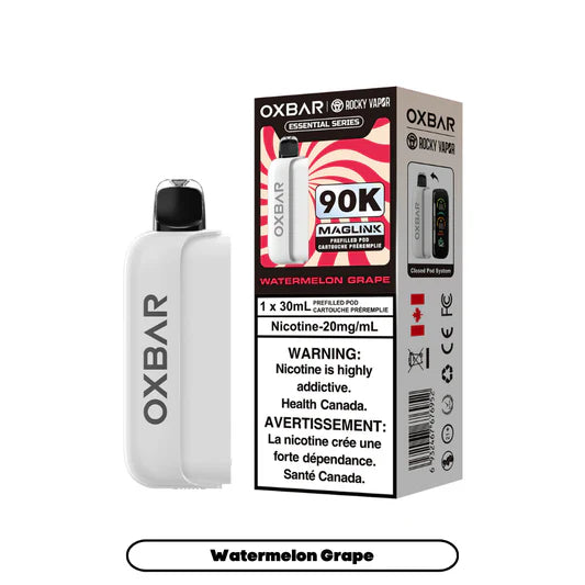 Oxbar Maglink - Closed Pod System Pods Watermelon Grape — Ontario excise stamp