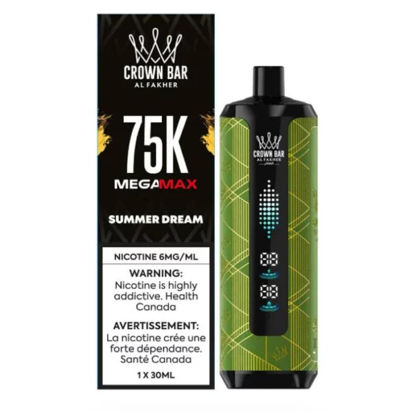 Al Fakher Crown Bar 75K - Disposable Shisha Style Vape [ON]