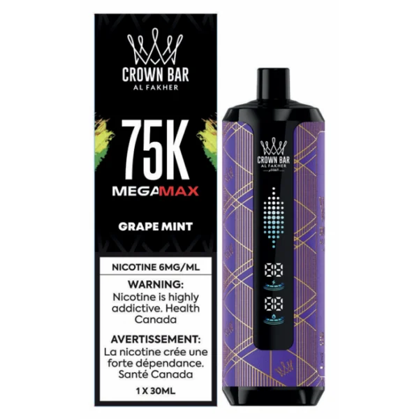 Al Fakher Crown Bar 75K - Disposable Shisha Style Vape [ON]