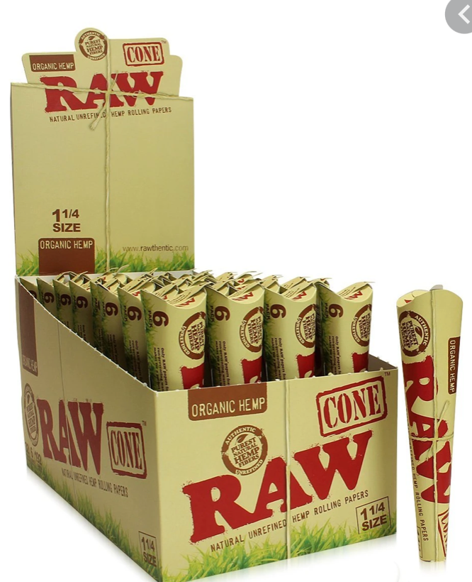 RAW Organic Hemp 1¼ Cones - Default Title