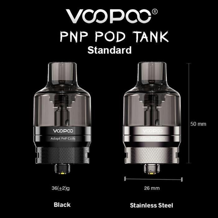 VooPoo PnP Pod Tank - Black